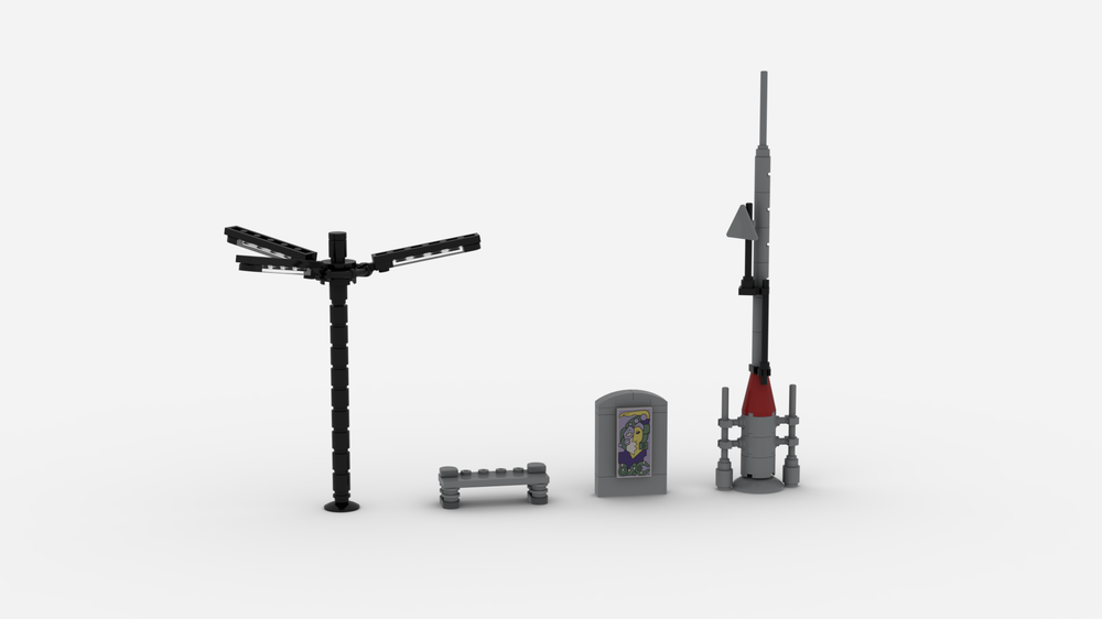 Lego Coruscant Street Assets