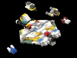 The Ghost and Rebel Starfighters 1:450 Scale