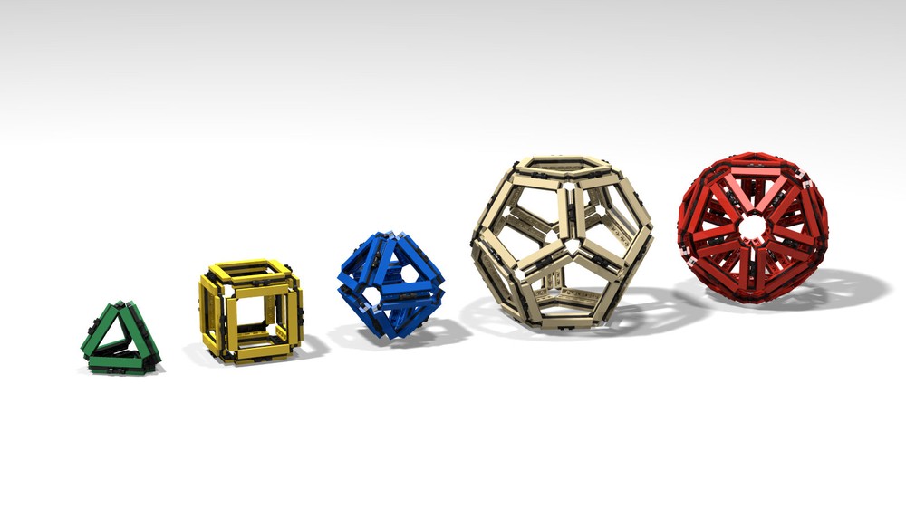 Lego Platonic Solids