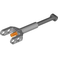 Lego Technic Linear Actuator Mini with Dark Bluish Gray Head and Orange Axle