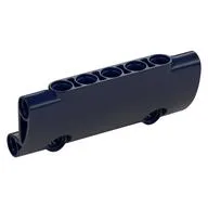 Technic Panel Curved 7 x 3 with 2 Pin Holes through Panel Surface / Dark Blue