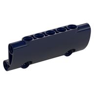 Lego Technic Panel Curved 7 x 3 with 2 Pin Holes through Panel Surface / Dark Blue