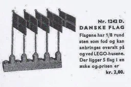 5 Danish Flags