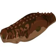 Animal Body Part, Dinosaur, Carnotaurus Body with Dark Brown and Reddish Brown Markings Print / Medium Nougat