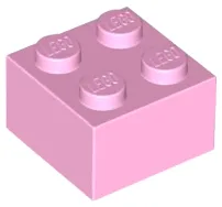 Brick 2 x 2 / Bright Pink