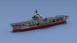 Aircraft carrier "Clemenceau", 1:700 scale