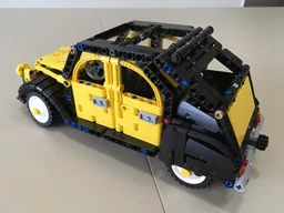 Citroen 2CV Yellow