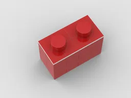 up scaled brick 1x2