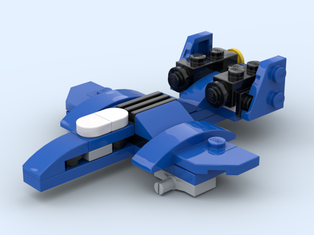 Lego Bluesky Pangolin Jet Plane
