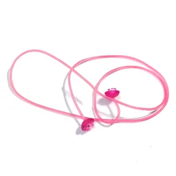Clikits Cord, Jelly String, 470mm, Same Colored Caps / Trans-Dark Pink