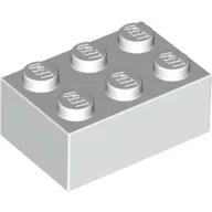 Brick 2 x 3 / White