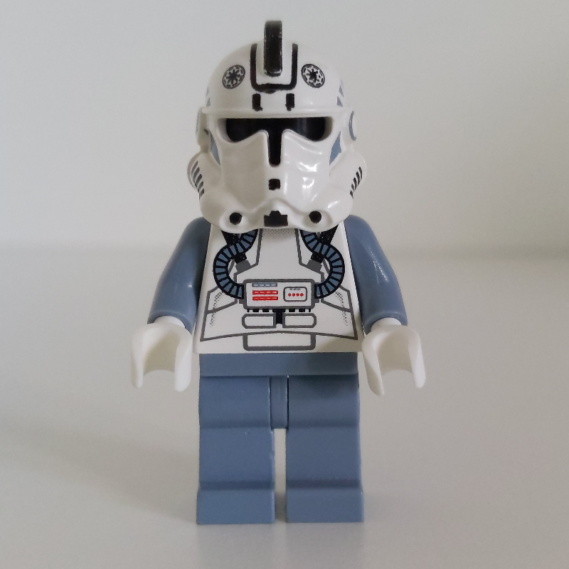 Lego Clone Pilot, Plain Black Head