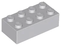 Brick 2 x 4 / Light Bluish Gray