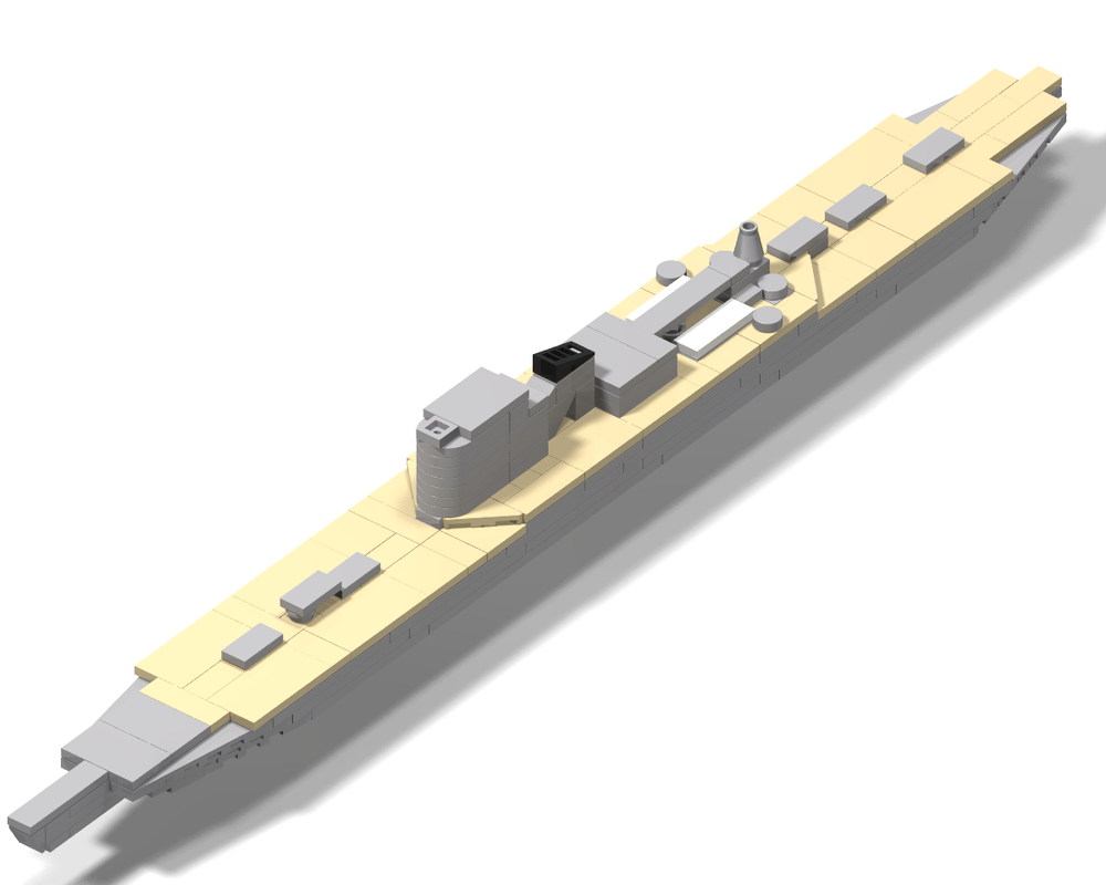 Lego 1:560 scale IJN Yodo(WOWS)