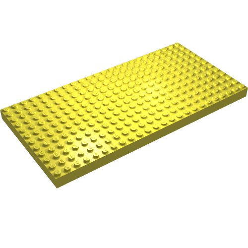 Lego Brick 12 x 24 / Bright Light Yellow