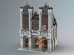 Modular Church - Rebuild for 10273-1: Haunted House