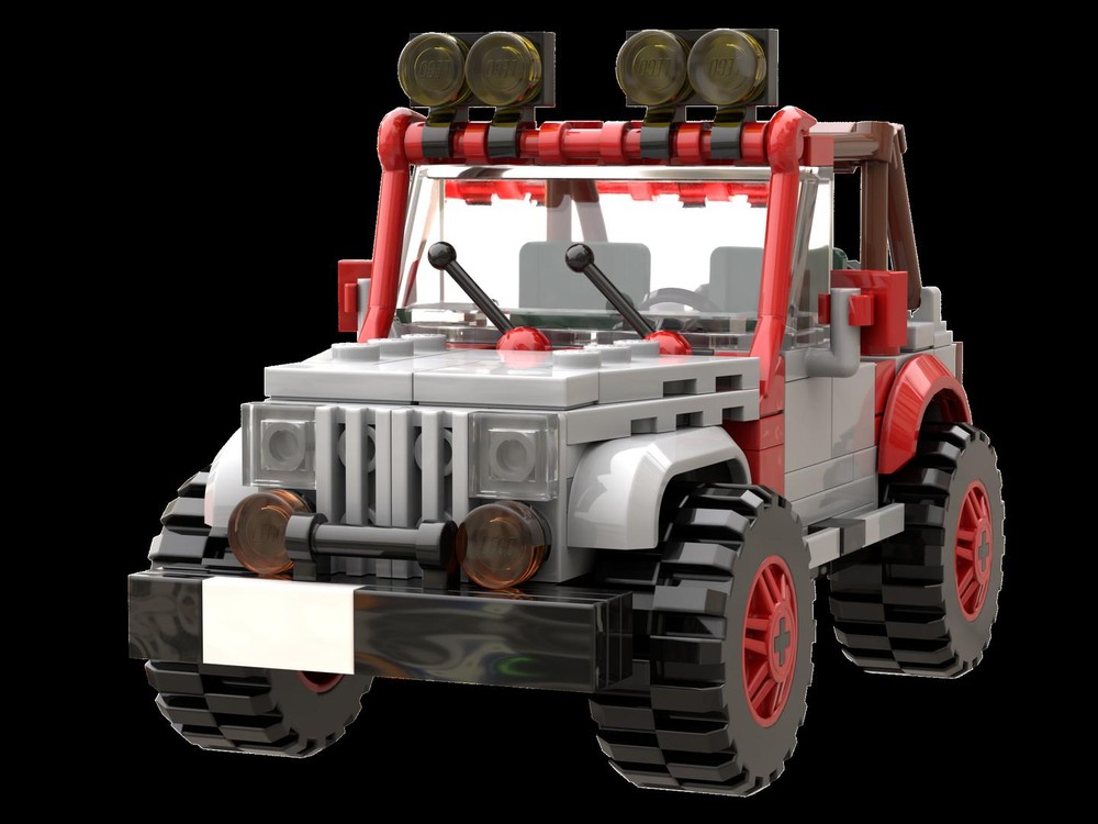 Lego Jeep Wrangler (1993 Jurassic Park)