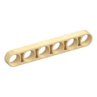 Technic Beam 1 x 6 Thin / Tan