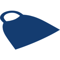Lego Duplo Cape with Elastic Loop / Blue
