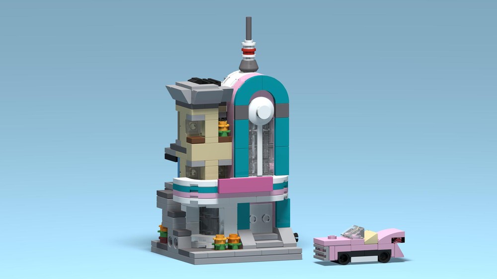 Lego Downtown Diner Mini Modular