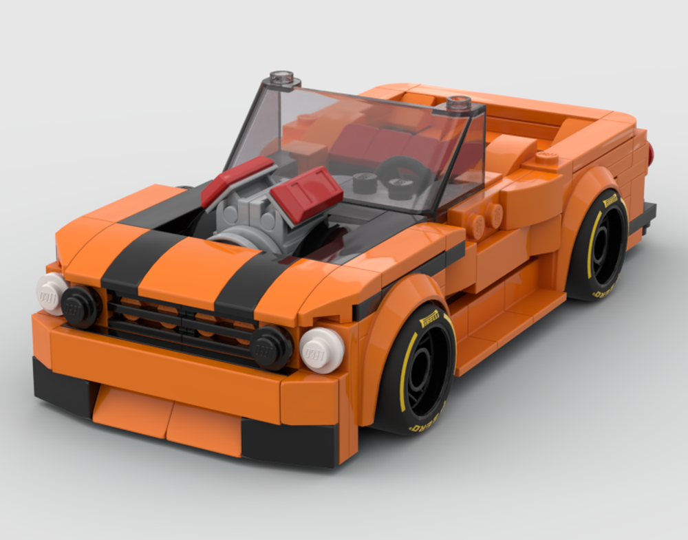 Lego Muscle Truck Track Custom