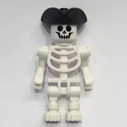 Skeleton, Standard Face, Bicorne Hat (60115 Torso)