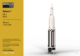 Saturn I – SA-1 / SA-2 [1:110 scale]