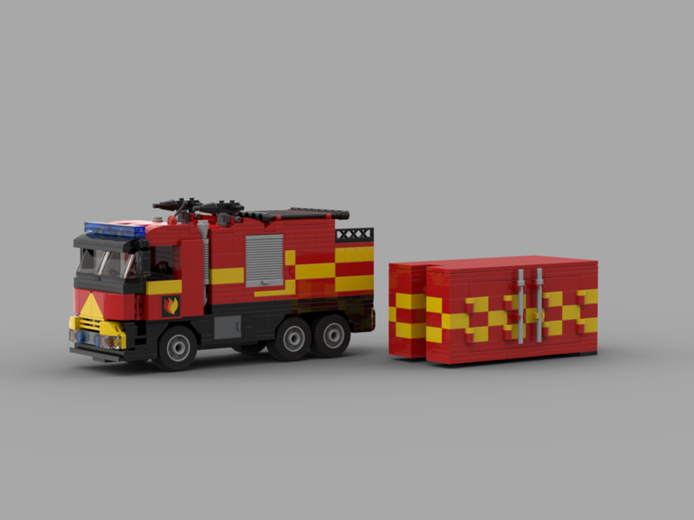 Lego Fire Service Hooklift/Prime Mover
