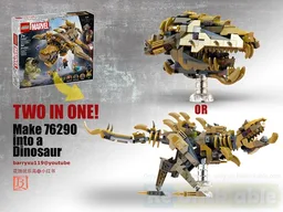 Make 76290 into Dinosaurs Two in one!