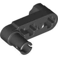 Technic Beam 3 x 0.5 Liftarm with Boss and Blocked, Squared Pin Hole / Black