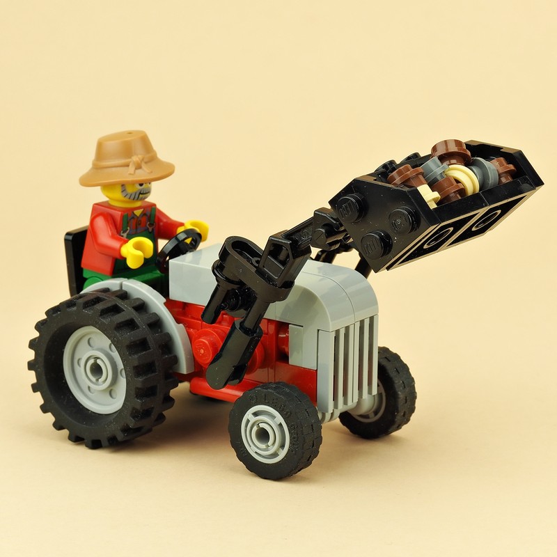 Lego Tiny Tractor with Front Loader