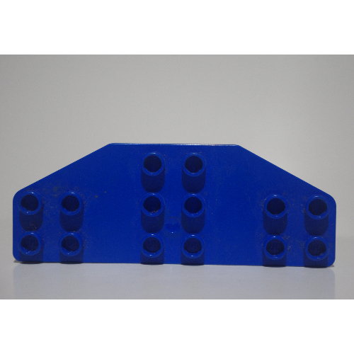 Lego Duplo Plate 8 x 3 without Corners (Airplane Wings) / Blue