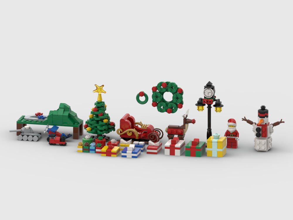 Lego Christmas Elements