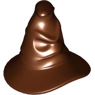 Lego Hat, Witch / Wizard (Sorting Hat) / Reddish Brown