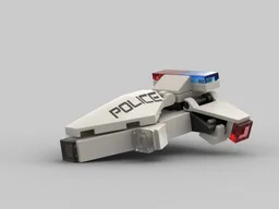 Futuristic Police Drone