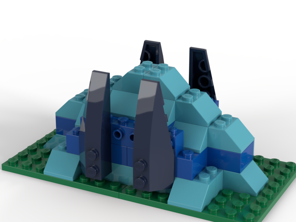 Lego Blue Temple