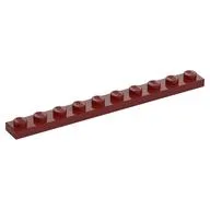 Plate 1 x 10 / Dark Red