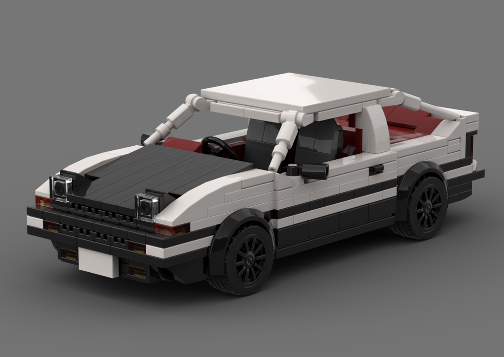Lego Toyota AE86 Sprinter Trueno GT-APEX (InitialD Final stage)