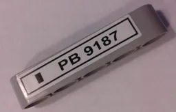 Technic, Liftarm Thick 1 x 5 with 'PB 9187' Pattern (Sticker) - Set 9395