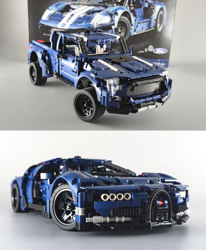 Lego 2 IN 1 42154 ALTERNATE BUILDS Bugatti Chiron + Ford Raptor