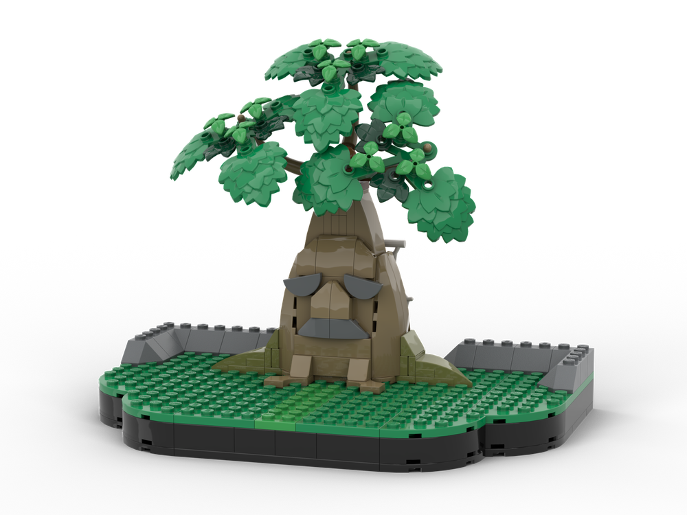 Lego Mini Deku Tree diorama - The Legend of Zelda Ocarina of Time