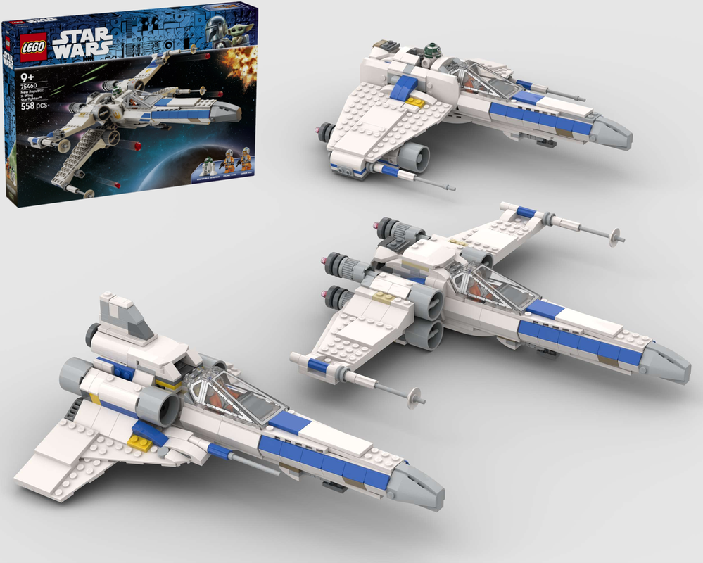 Lego Starfighter 3-in-1 Alternate Builds Bundle - 75460 New Republic X Wing