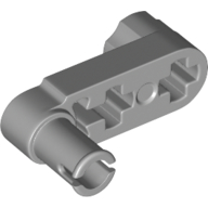 Lego Technic Beam 3 x 0.5 Liftarm with Boss and Blocked, Squared Pin Hole / Light Bluish Gray