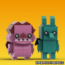 Pain + Panic (Hercules) Custom Brickheadz