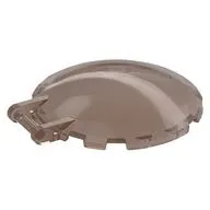 Dish 6 x 6 Inverted - No Studs with Handle / Trans-Brown