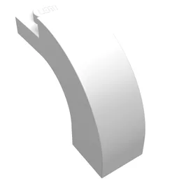 Brick Arch 1 x 3 x 2 Curved Top / White