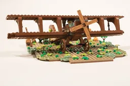 Wooden Plane – alternative build for set 21325