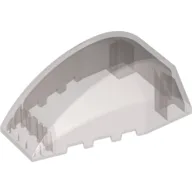 Windscreen 6 x 4 x 2 Wedge Curved / Trans-Brown