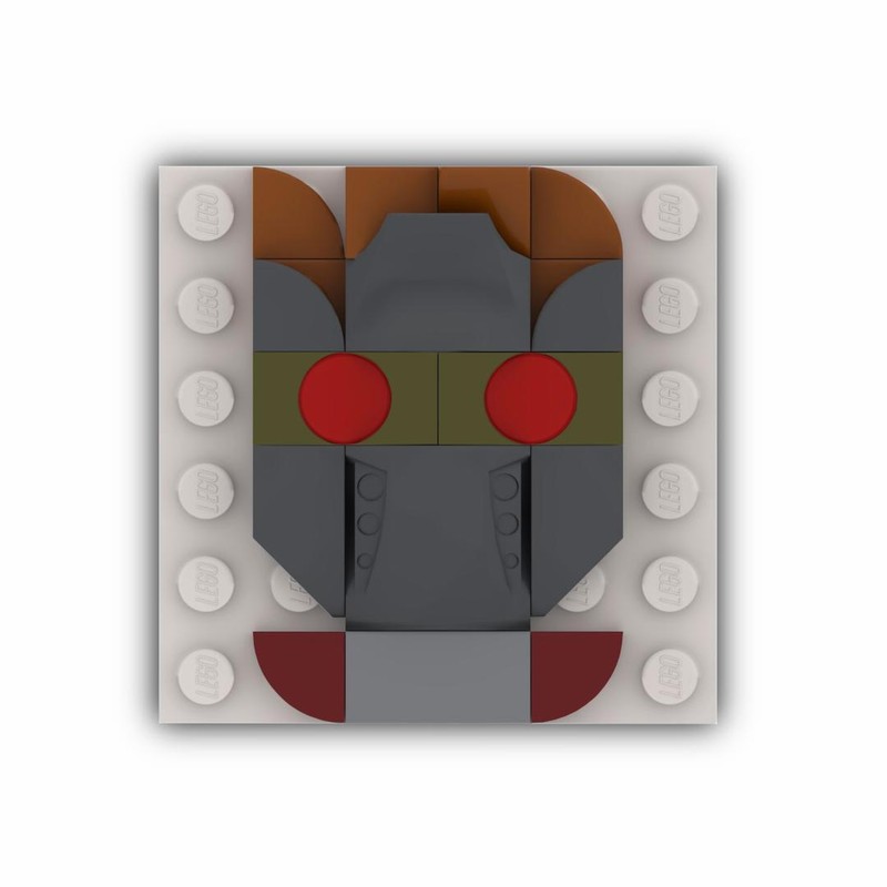 Lego Star Lord Mini Mosaic (Designed for LEGO X Levi's)