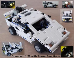 LAMBORGHINI COUNTACH Motorized Technic 1:20